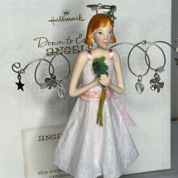Hallmark Angel of Luck with Wings Crossed Figurine - Picture 6 of 9